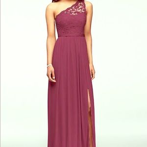 David’s Bridal bridesmaid’s gown